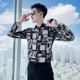 thumbnail image 4 of Camisa de hombre divertida, estilo hipster, anime, hip hop, camisetas para hombre con mangas, moda original 2024, ropa coreana regular de Asia, tops populares, 4 of 4