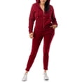 thumbnail image 3 of Women's 2 Piece Tracksuit Set Warm Fleece Lined Hoodie & Jogger Sweat Set - Sweatsuit  Outfits Size S-3XL, 3 of 7