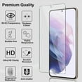 thumbnail image 2 of ZYQEEE HD Glass Film for Samsung Galaxy A35 5G 6.6" Tempered Glass Screen Protector, Anti-Scratch, Bubble-Free, Easy Install, 3 Pack, 2 of 11