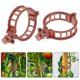 thumbnail image 1 of Juego de 100 clips de jardín para invernadero, clips de soporte para tallos de tomate, clips de plástico para plantas, abrazaderas de crecimiento para plantas, clips para tomates., 1 of 5