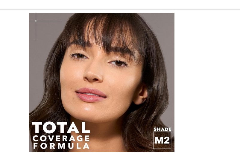 Cover FX Total Cover Cream Foundation, Shade M2, Buildable Coverage, Oil-Free