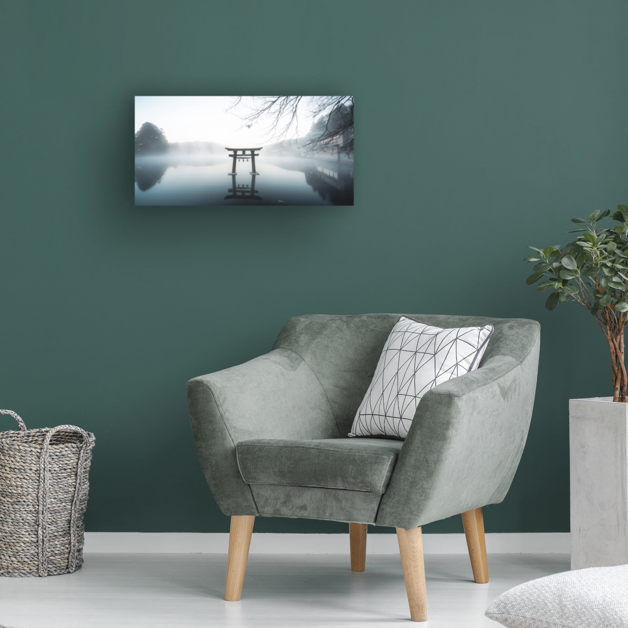 Takumi Ikeda 'Aeï¿½Yaeï¿½N' Canvas Art - 19 x 10 Inches