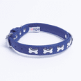 thumbnail image 3 of Os ROTTERDAM en Cuir pour Collier de Chien à une Rangée d'Os, 3 of 4