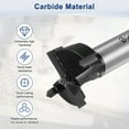 thumbnail image 2 of Uxcell 2-Pack Broca Forstner para Trabajos en Madera, 1in (25mm) Punta de Carburo Vástago Redondo Cortador de Bisagra para Abrir Agujeros en Madera, 2 of 7