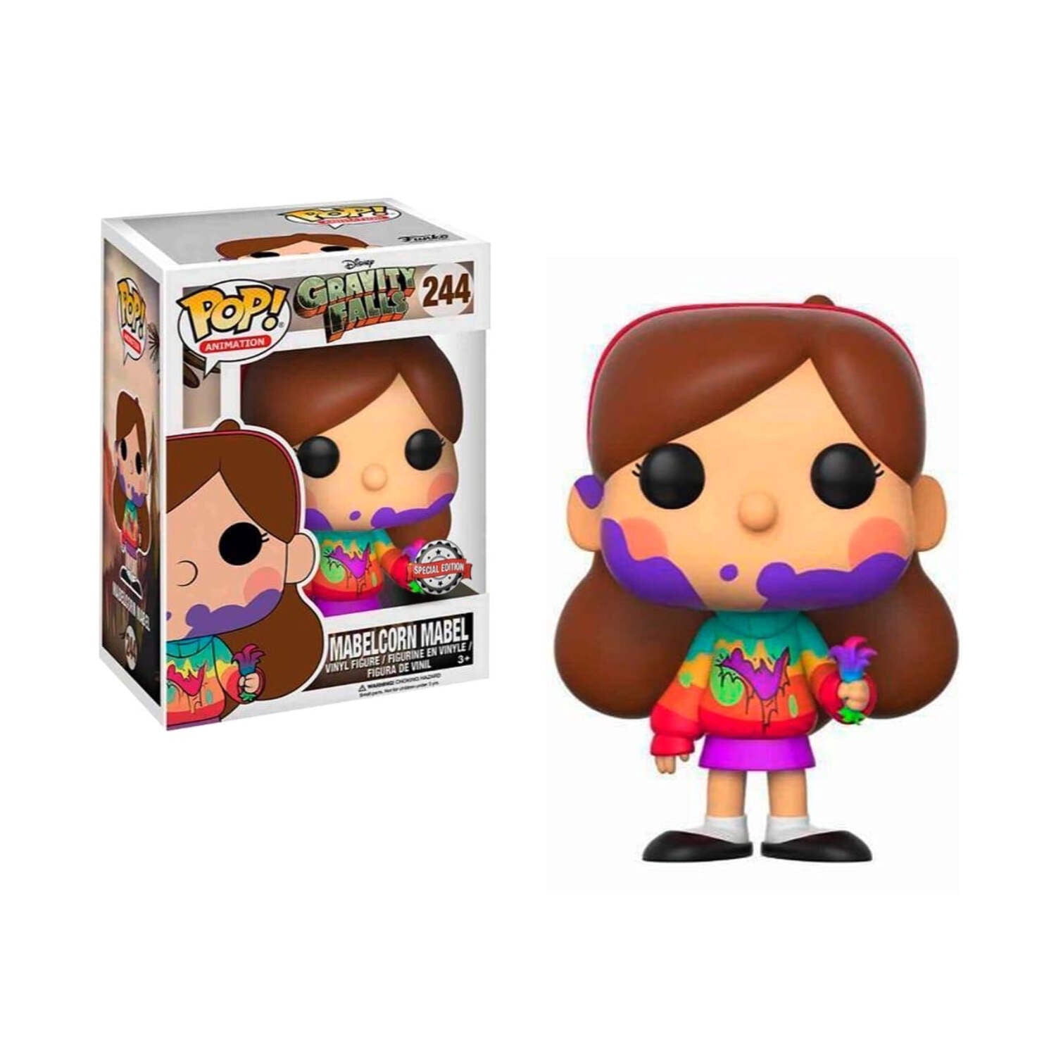 怪奇ゾーン グラビティフォールズ メイベル・パインズ Funko Funko Gravity Falls POP! Animation Mabelcorn Mabel Vinyl Figure