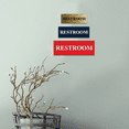 thumbnail image 5 of Basic Restroom Sign (White) - Large, 5 of 5