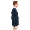 thumbnail image 3 of Harriton M420 Men's Pilbloc™ V-Neck Sweater-Dark Navy-L, 3 of 3