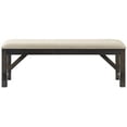 thumbnail image 2 of Crosley Furniture Hayden Dining Bench, Slate, 2 of 11