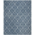 thumbnail image 2 of SAFAVIEH Cambridge Julian Geometric Wool Area Rug, Navy Blue/Ivory, 8' x 10', 2 of 5