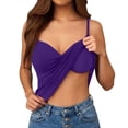 thumbnail image 3 of QQZ Solid Padded V-Neck Cami Shapewear Top For Women, Tummy Control Shapewear Women, Spaghetti Strap Plus Size Corset Tank Top For Daily Layering, Casual Wear & Home Outfits, 3 of 6
