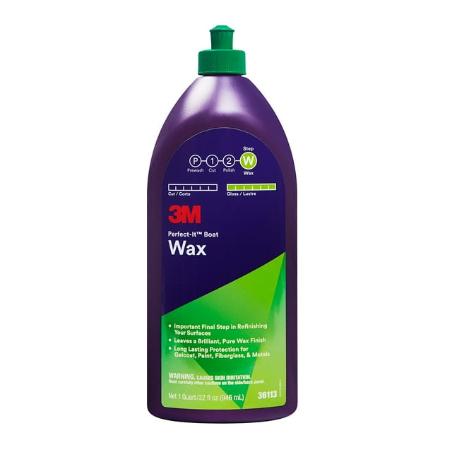 Boat Wax 3M Perfect-It 36113 1L con cera de carnauba para barcos