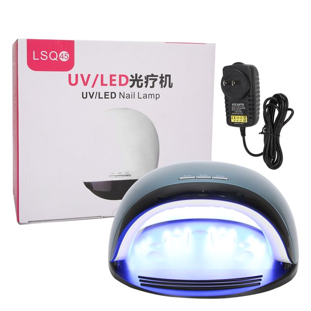 Lámpara de gel UV Secador de esmalte de uñas Fuente de luz dual Memoria de tiempo de sincronización 120W 100?240V