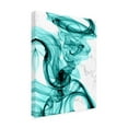 thumbnail image 2 of Irena Orlov 'Teal Ribbons IV' Canvas Art, 2 of 3