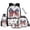American Flag Bow, variant on Pzuqiu Blue Duck Camo Bow School Backpack with Lunch Box, Pencil Case, Water Bottle Holder & Keychain,17 Inch Cute 5-Piece School Bag for Girls 8-12 Lightweight Bookbag, Back to School Gifts