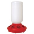 thumbnail image 2 of Base de comedero para aves de corral de plástico Little Giant, roja, 1 cuarto de galón, 2 of 2