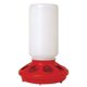 thumbnail image 2 of Base de comedero para aves de corral de plástico Little Giant, roja, 1 cuarto de galón, 2 of 2