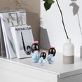 thumbnail image 7 of Jiibva 3Pc Blue Kimono Wooden Dolls Decorative Figurine Traditional Asian Geisha Statue for Home Wedding, 7 of 7