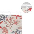 thumbnail image 5 of Yayeee Shower Curtain with Hooks 72"x72" Waterproof Fabric Bathroom Hanging Decor, Starfish Seashell, 5 of 5