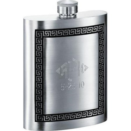 

Visol Kalos Greek Design Genuine Pewter 6oz Hip Flask