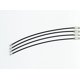 thumbnail image 3 of Llavero grande Cable Alambre JAMW 4 piezas Negro Sencillez, 3 of 4