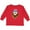 Red, variant on Inktastic Memorial Day Baby Eagle with Patriotic Hat Boys or Girls Long Sleeve Toddler T-Shirt