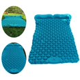 thumbnail image 4 of Almohadilla para dormir doble para acampar, cojín para cama, colchón y alfombrilla con luz de aire para 2 personas para caminatas, viajes en automóvil - Azul Pavo Real Azul eléctrico Baoblaze Cojín para dormir doble, 4 of 8