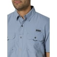 thumbnail image 4 of Wrangler Men’s Outdoor Short Sleeve Fishing Shirt with UPF 30+, Sizes S-5XL, 4 of 4