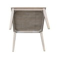 thumbnail image 5 of Solid Wood 36" x 36" Dining Table in Washed Gray Taupe, 5 of 10