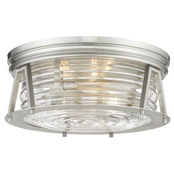 Z-Lite - Cape Harbor - 3 Light Flush Mount In Transitional Style-6.5 Inches Tall