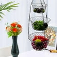 thumbnail image 6 of deevoka Fruit Basket Multipurpose Iron Basket Produce Storage Bin Three Tier Hanging, 6 of 9