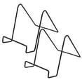 thumbnail image 4 of 2 Pcs Simple Display Stands Large Decorative Plate Holder Office Black, 4 of 8