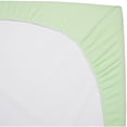 thumbnail image 6 of American Baby Company 2 Pack 100% Cotton Knit Fitted 18" x 36" Cradle/Bassinet Sheet - Compatible with Mika Micky Bassinet, Celery, Soft Breathable, for Boys and Girls, 6 of 8