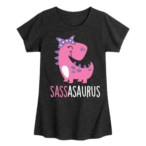 Instant Message - Sassasaurus - Toddler And Youth Girls Short Sleeve T-Shirt