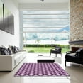 thumbnail image 7 of Ahgly Company Machine Washable Indoor Square Transitional Plum Purple Area Rugs, 6' Square, 7 of 7