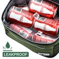 thumbnail image 4 of Tirrinia Insulated Lunch Bag for Women, Men, and Student, Leakproof Thermal Reusable Meal Prep Bento Box for Office Work and Back to School, Medium, Green, 8 L Capacity, 4 of 8