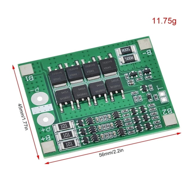 Placa de protección de batería 18650 3S 25A Li-ion BMS PCM con equilibrio