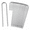 J Shape-Silver-12"x5/16"-30pcs, variant on Rebar Stakes 36 Inches 16-pack Concrete Form Straight 3/8" Diameter Ground Metal For Landscaping Securing Fence Garden Support Su