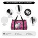 thumbnail image 4 of Disketp Flower Field Cow Bolsa de Viaje Tipo Duffle, Bolso de Mano para Fin de Semana para Mujer, Bolsa de Gimnasio Ligera para Hombre, Esencial para Viajes, 4 of 6