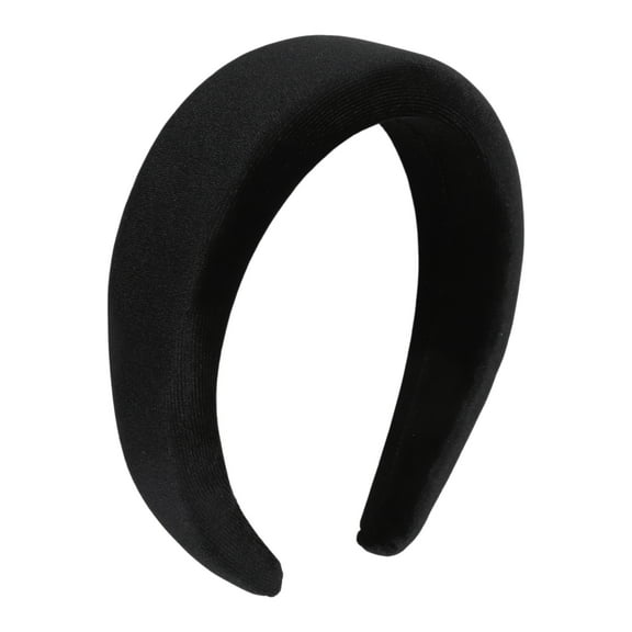 Unique Bargains 1 Pc Simple Pure Color Headbands for Women Black