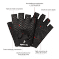 thumbnail image 3 of Guantes Gym Tacticos Pesas Crossfit Gimnasio Unixes Talla M, Color Negro, 3 of 4