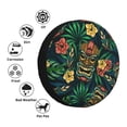 thumbnail image 4 of Zufioo Tropical Tribe Mask Print Car Tire Dust Cover, Adjustable Tire Protector Cover Anti-UV, Car Accessories for Trucks, SUVs, Vans-17 inch, 4 of 6