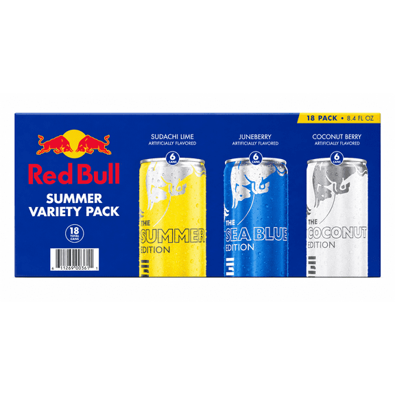Red Bull Summer Edition Variety Pack, 18 CT / 8.4 oz