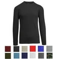 thumbnail image 2 of Mens Long Sleeve Crew Neck Thermal Shirts, 2 of 12