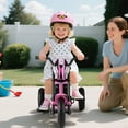 thumbnail image 4 of Gymax Kids Tricycle w/Foot Pedals Forward/Backward Steering Handlebars Aged 3+ Pink, 4 of 10