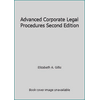 Advanced Corporate Legal Procedures Second Edition (Textbook Binding - Used) 1552394093 9781552394090