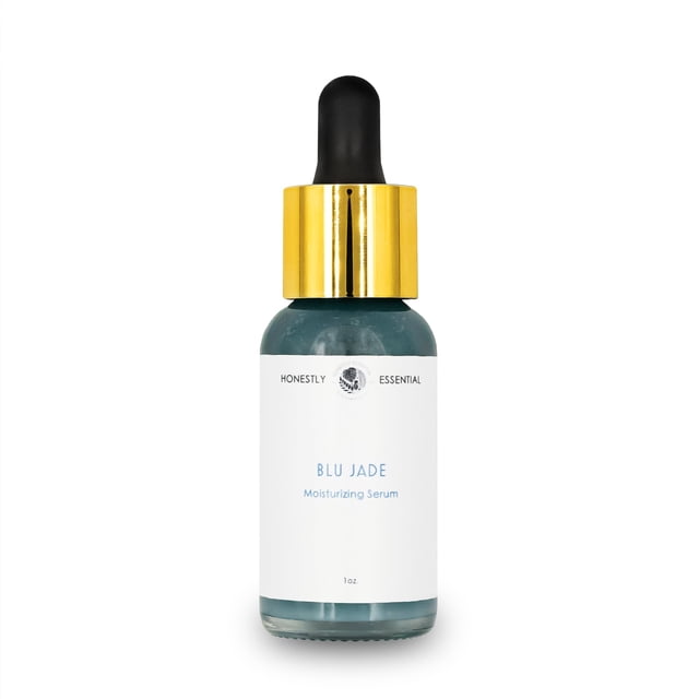 Suero facial Honestly Essential Blu Jade | Suero facial hidratante para mujeres con aceite de emú y geranio rosa | Sueros nutritivos y rejuvenecedores para la piel facial | Cuidado de la piel hidratan