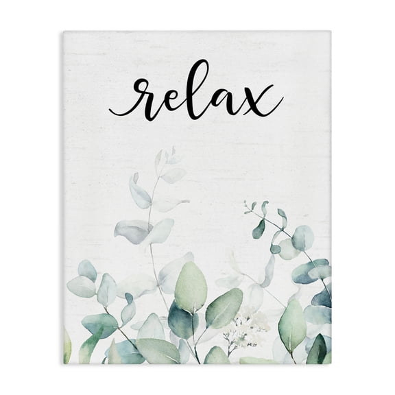 Stupell Industries French Country Relax Leafy Herbs Canvas Art, 16 x 20, by Lettered and Lined