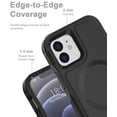 thumbnail image 3 of Diverbox for iPhone 12/12 Pro Case, 2 in 1 Campatibe with Magesafe Shockproof DropProof Protective Phone Case - Black, 3 of 7