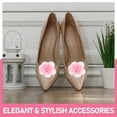 thumbnail image 4 of Miangastore decorative shoe clips Shoe Clips Charms For Women Cloth Removable 2pcs For Weddings, 4 of 8