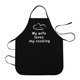 thumbnail image 1 of Delantal de cocina para el hogar, impermeable y resistente al aceite, cintura fina, transpirable, para mujer, estampado, 1 of 2